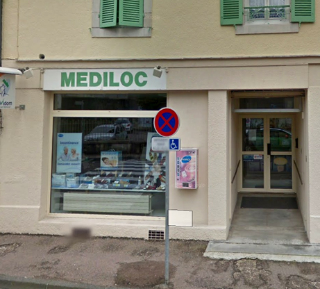 Devanture du magasin Médiloc